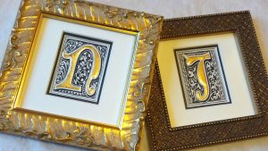 Gold Leaf Letters