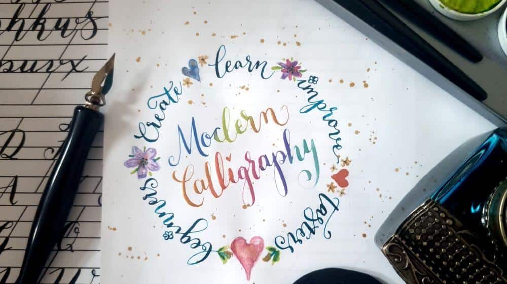 December Calligraphy Classes – Online