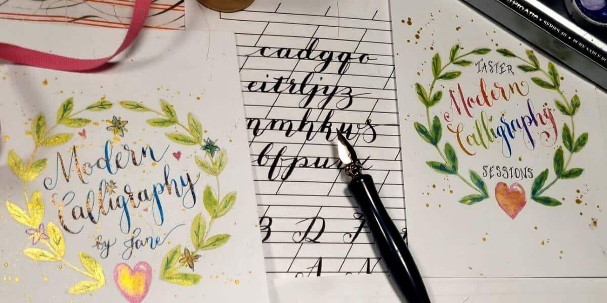 Have a Go at Modern Calligraphy - Leicester Cathedral - Calligraphy Arts UK