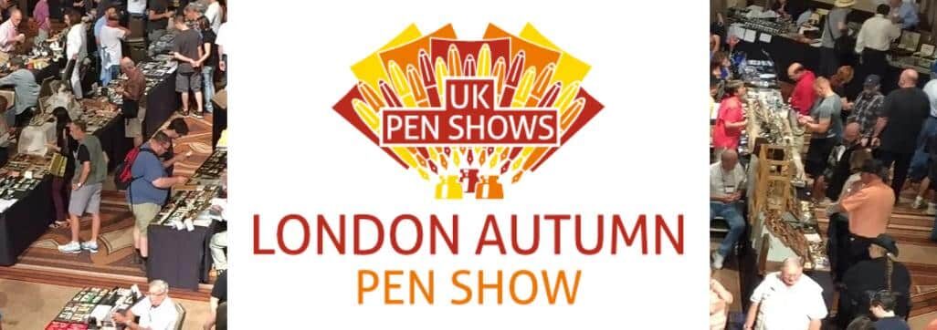 London Autumn Pen Show banner
