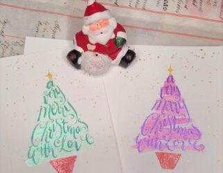 Modern Calligraphy for Christmas